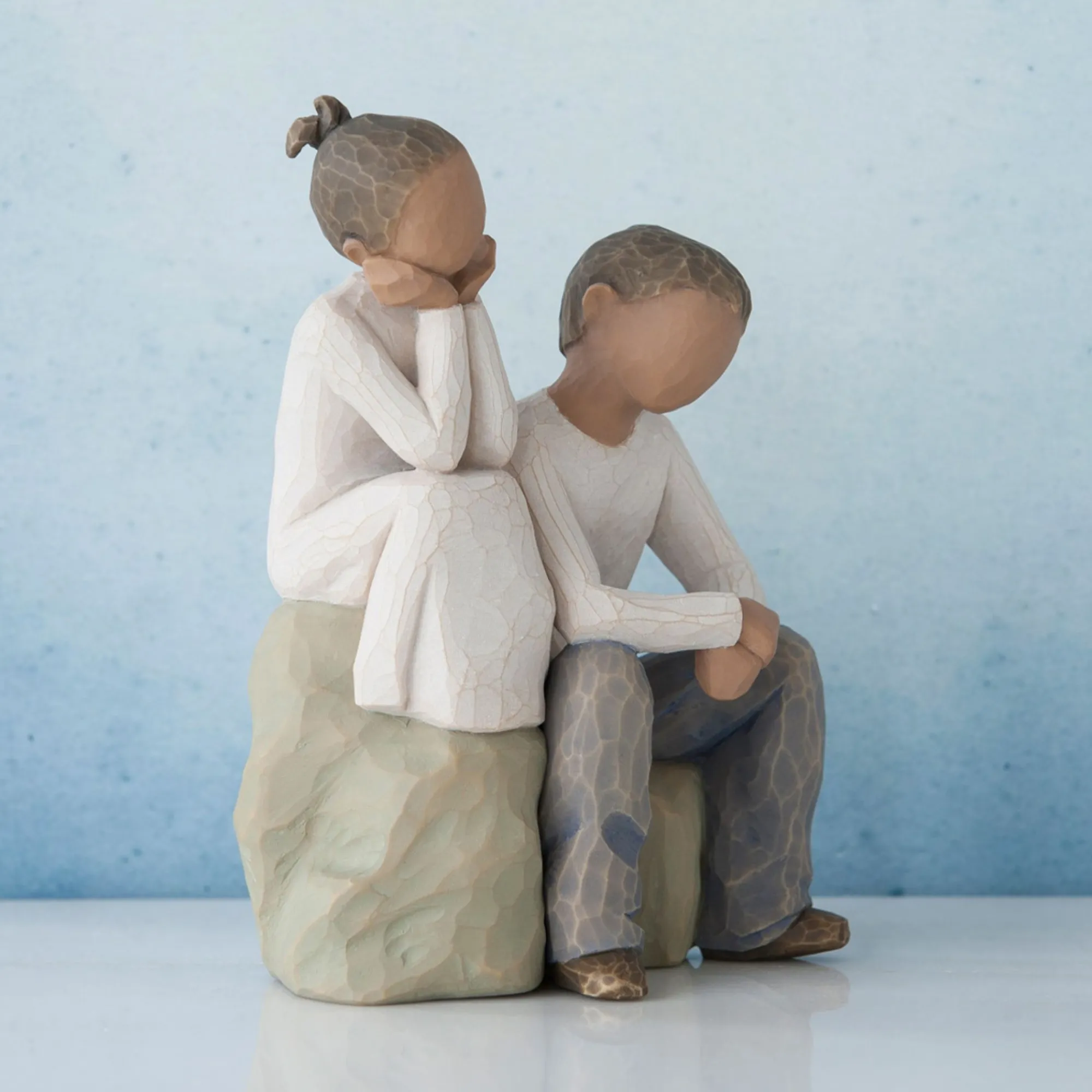 brother_and_sister_darker_4.webp Willow Tree Children | Brother And Sister (Darker Skin Tone And Hair Color)