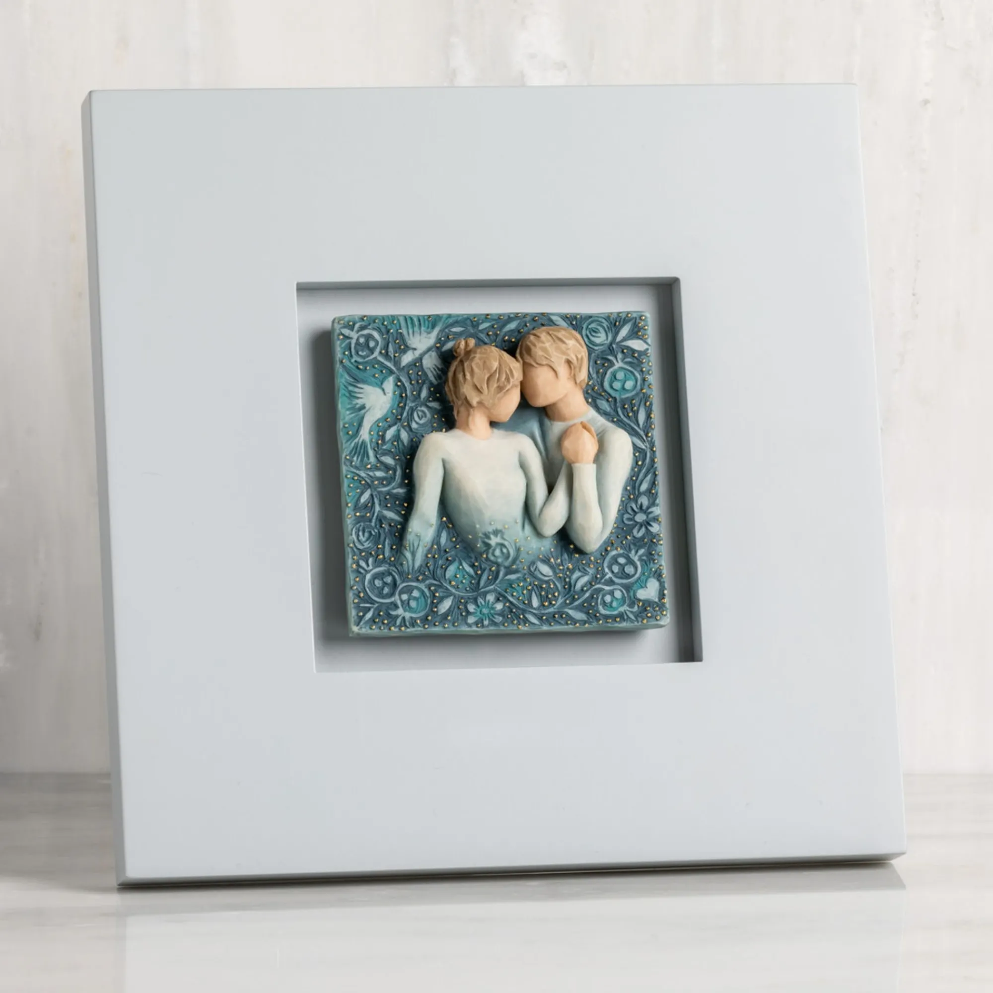 duet_framed_plaque_0.webp Willow Tree Couples | Duet Framed Plaque