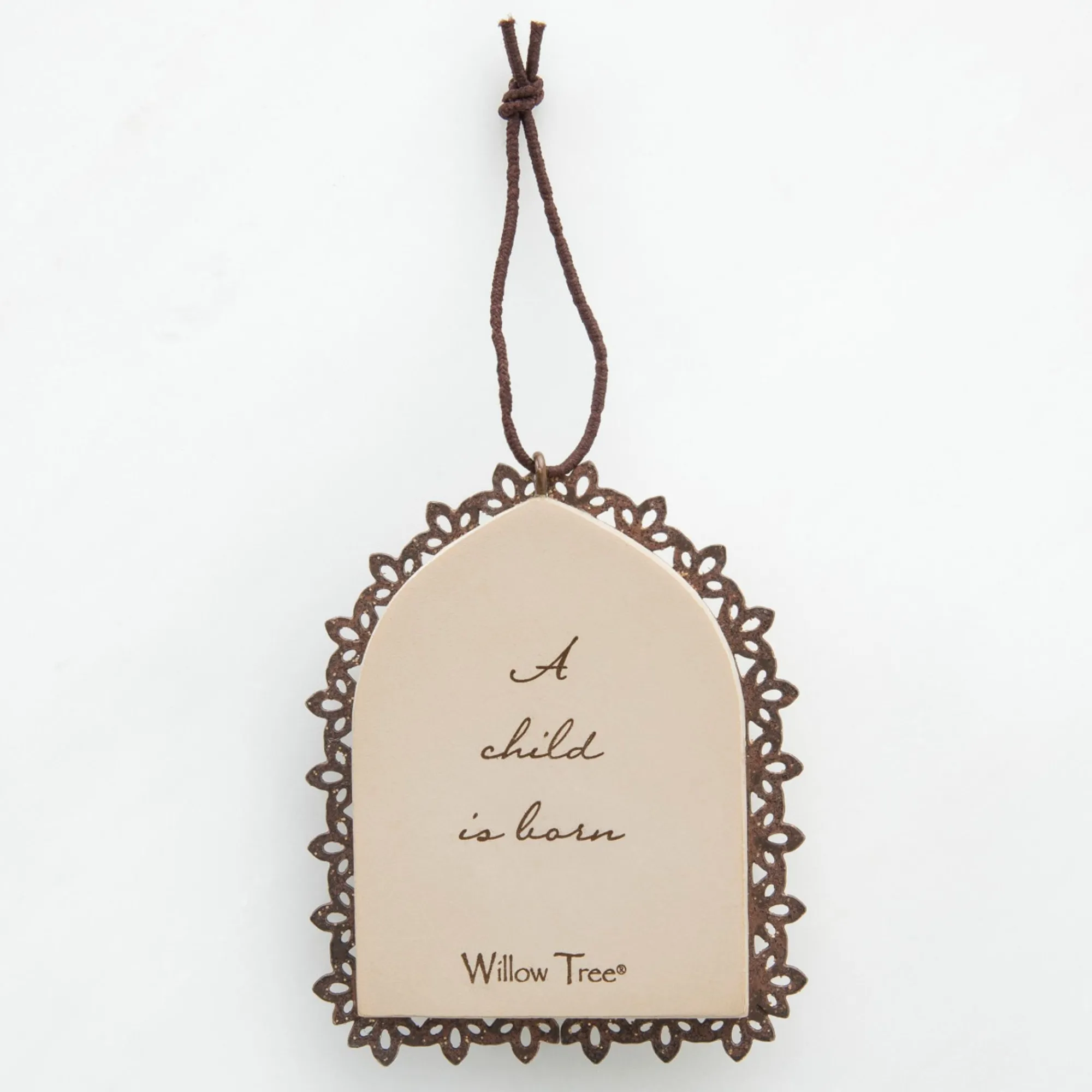holy_family_metaledged_or_1.webp Willow Tree Christmas | Holy Family Metal-Edged Ornament