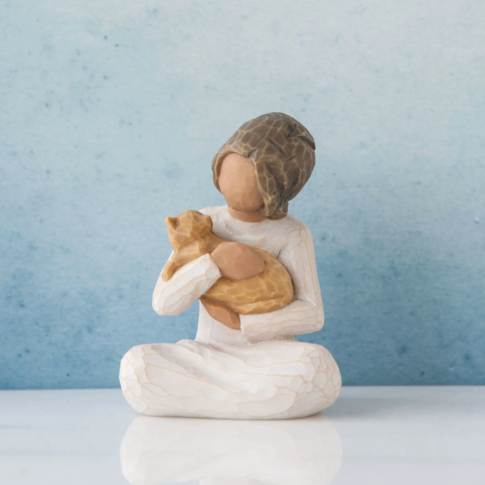 kindness_girl_darker_skin_0.webp Willow Tree Pets | Kindness (Girl, Darker Skin Tone And Hair Color)