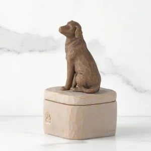 Willow Tree Pets | Love My Dog (Dark) Keepsake Box