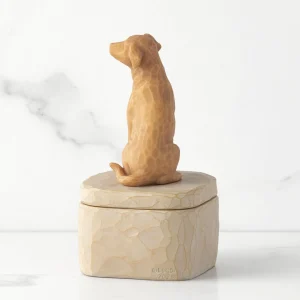 Willow Tree Pets | Love My Dog (Golden) Keepsake Box