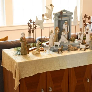 Willow Tree Christmas | Nativity Table Runner