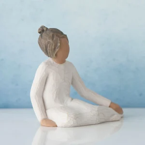 Willow Tree Children | Thoughtful Child (Darker Skin Tone And Hair Color)