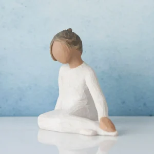 Willow Tree Children | Thoughtful Child (Darker Skin Tone And Hair Color)