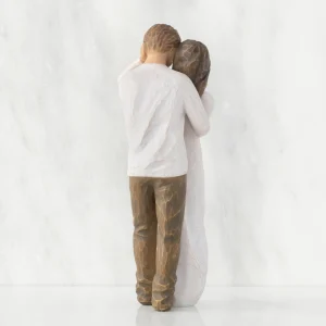 Willow Tree Couples | Together (Woman: Darker Skin, Man: Lighter Skin)
