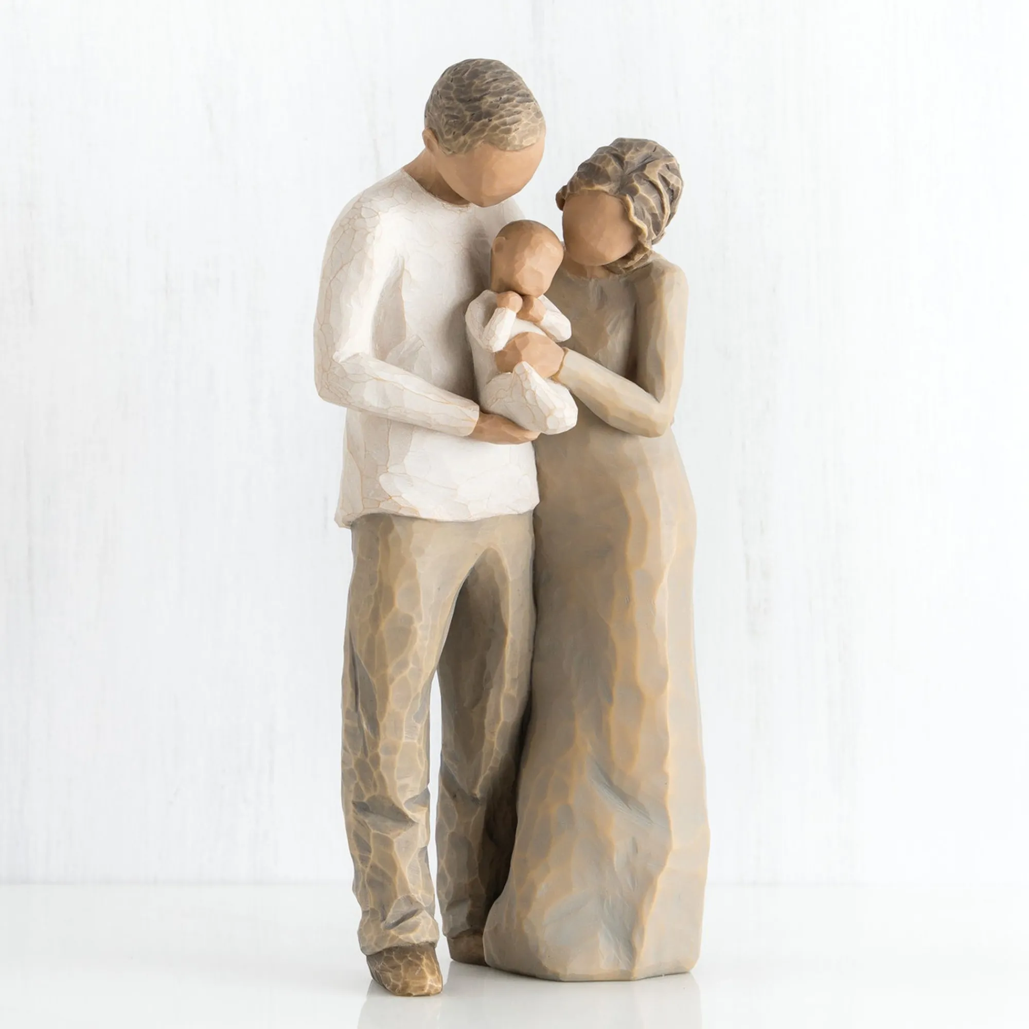 we_are_three_darker_skin__0.webp Willow Tree Adult & Child | We Are Three (Darker Skin Tones And Hair Color)