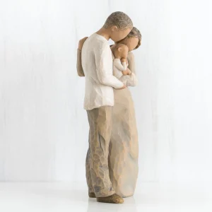 Willow Tree Adult & Child | We Are Three (Darker Skin Tones And Hair Color)