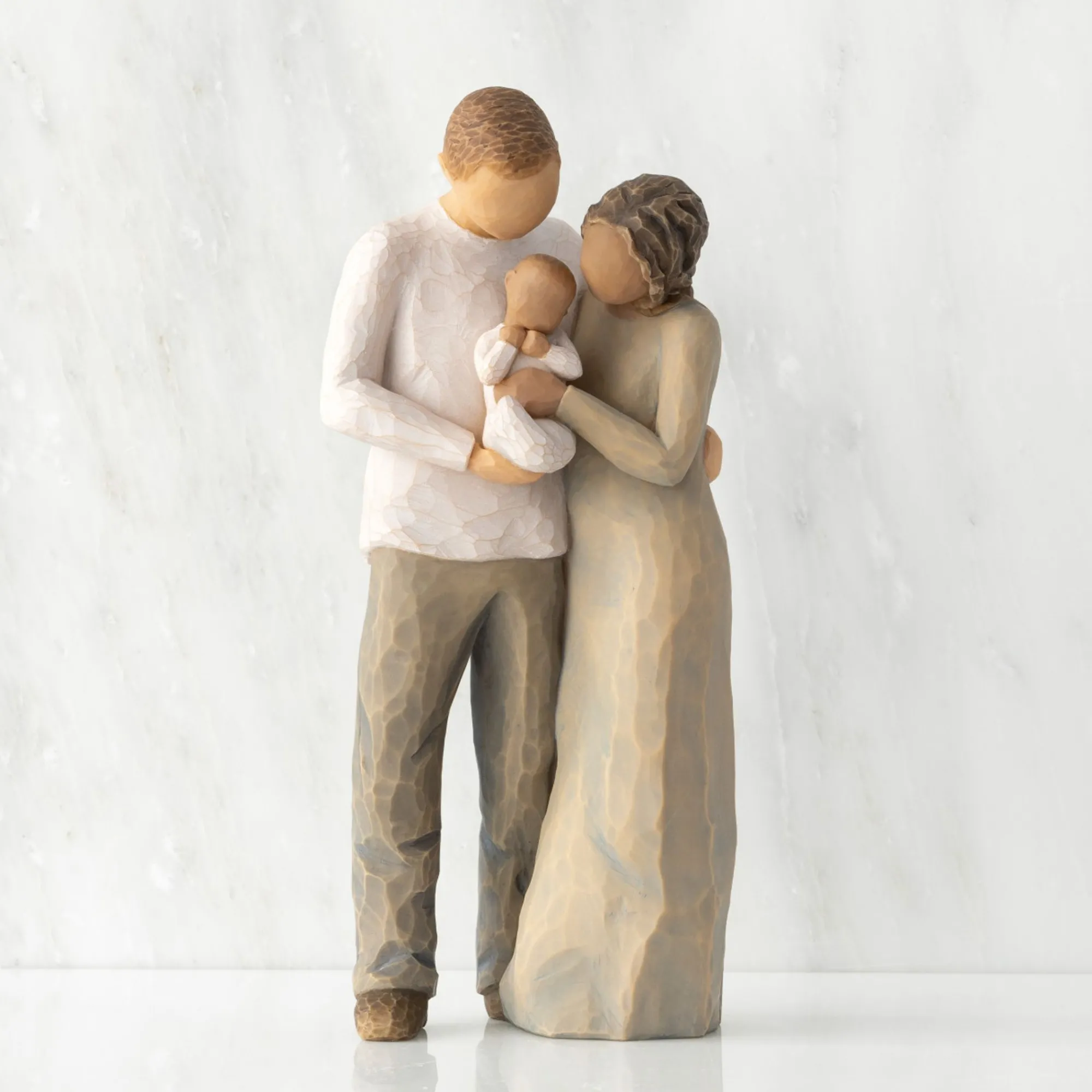 we_are_three_woman_darker_0.webp Willow Tree Adult & Child | We Are Three (Woman: Darker Skin, Man: Lighter Skin)
