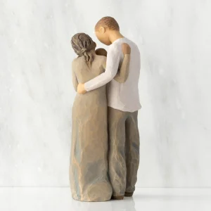 Willow Tree Adult & Child | We Are Three (Woman: Darker Skin, Man: Lighter Skin)