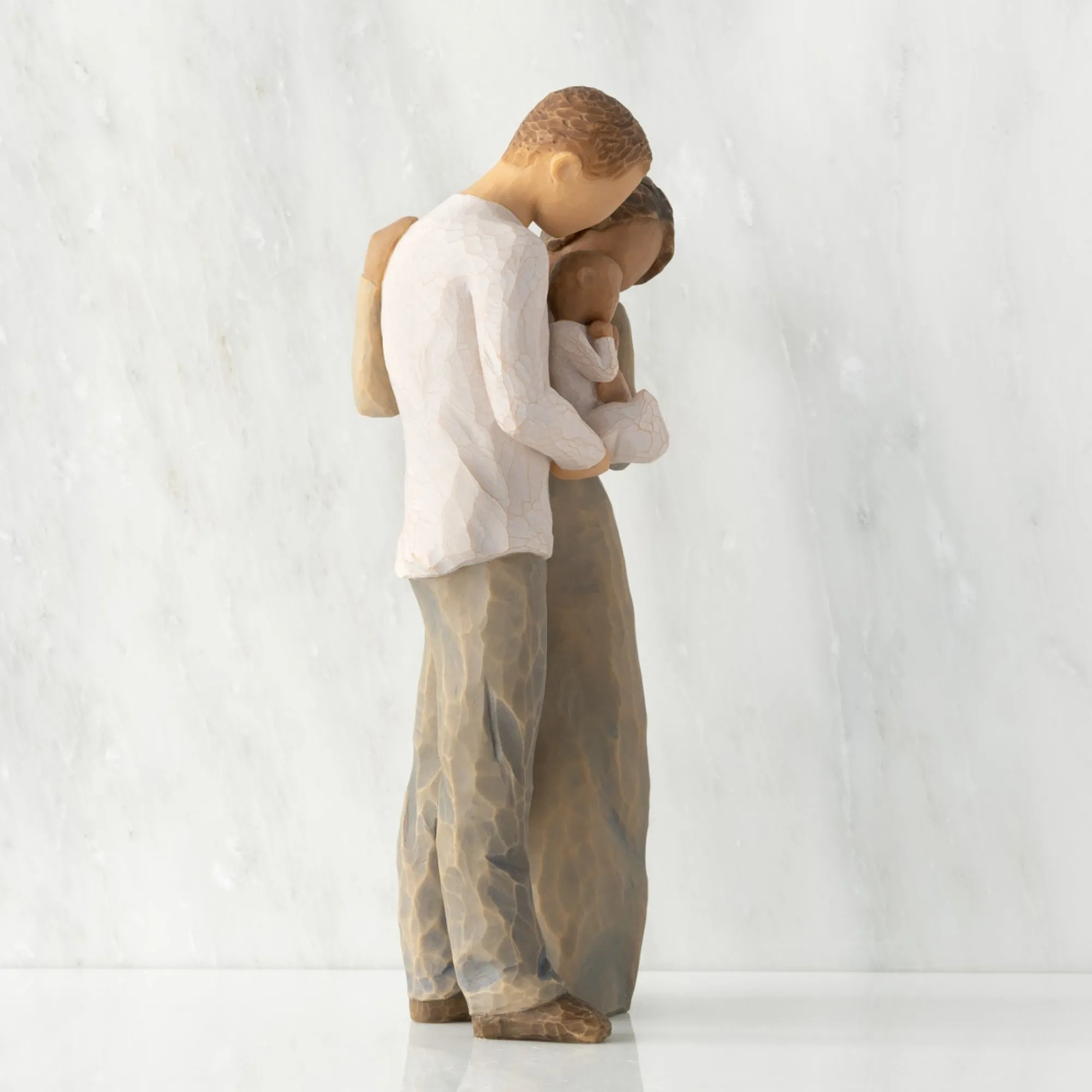 we_are_three_woman_darker_3.webp Willow Tree Adult & Child | We Are Three (Woman: Darker Skin, Man: Lighter Skin)