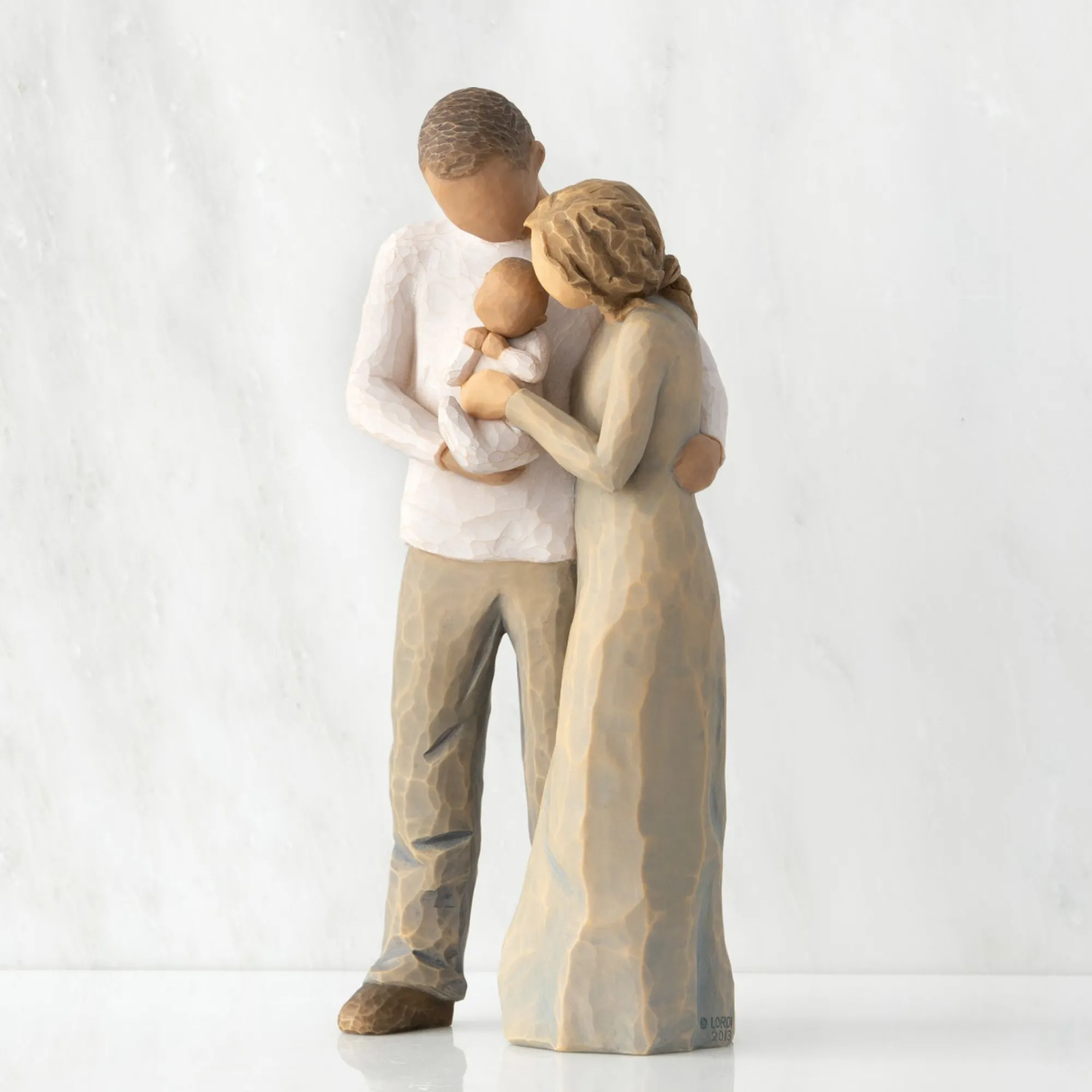 we_are_three_woman_lighte_1.webp Willow Tree Adult & Child | We Are Three (Woman: Lighter Skin, Man: Darker Skin)
